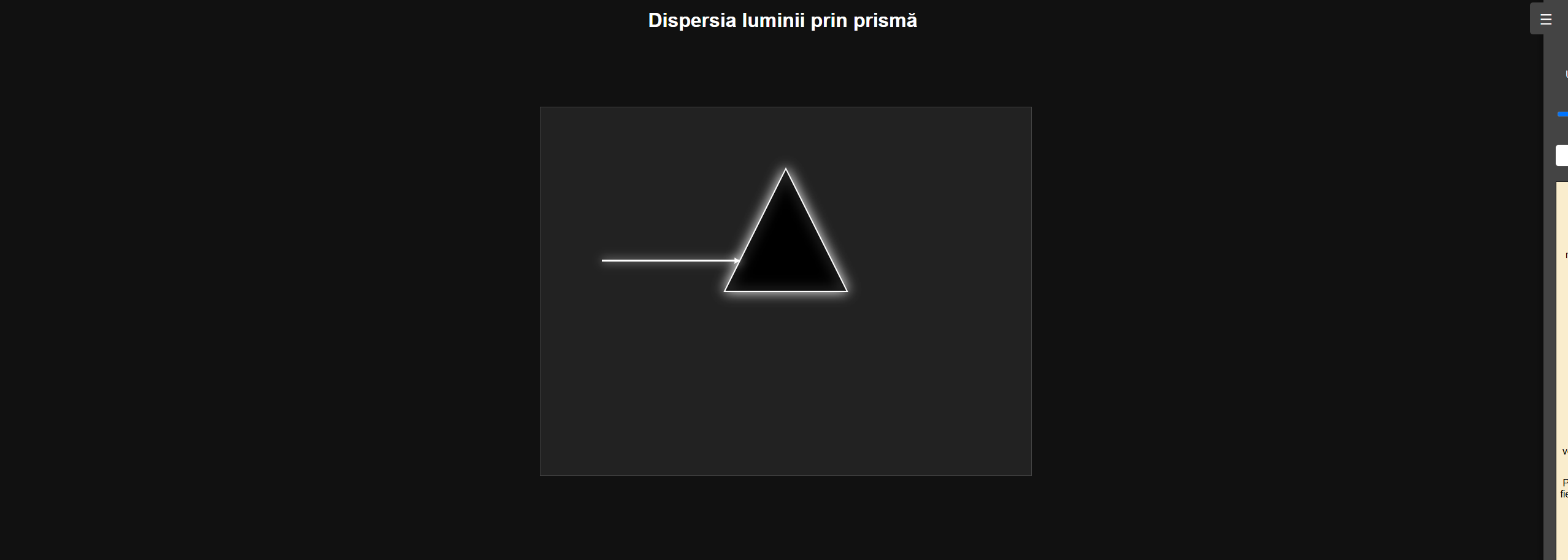 Prisma Simulation Web PULS - Platformă Educațională pentru Fizică Interactivă
